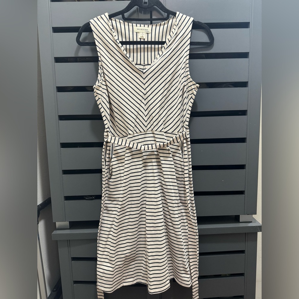 Monteau Striped Dress Size S